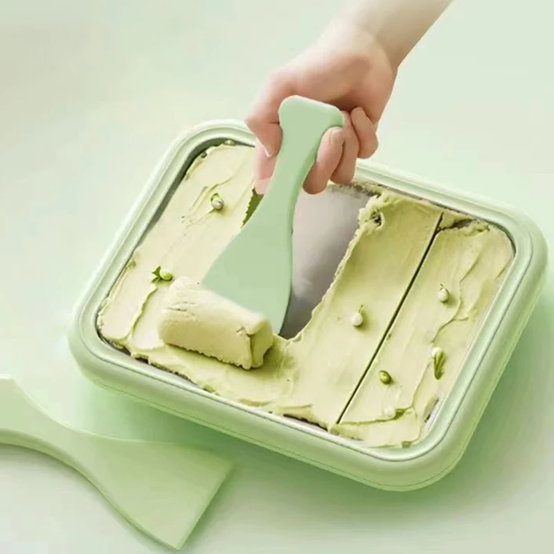 Placa Fría Instantánea con Raspadores - Máquina Manual de Helados en Rollo de Acero Inoxidable - Imagen 9